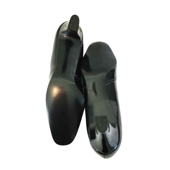 60s 70s Vintage New Old Stock Black Patent Leather Pumps by Air Step, Size 9 AAA - Picture 5 of 6
